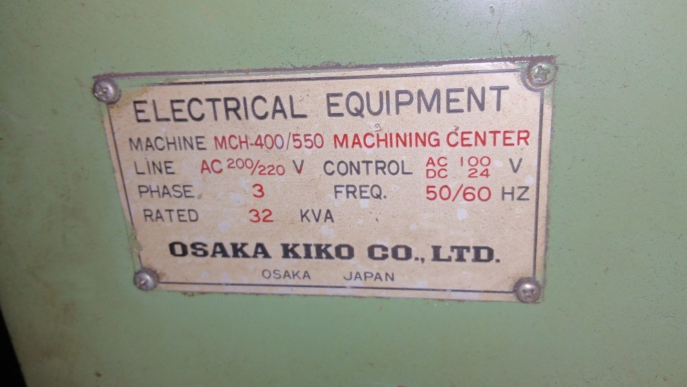 OKK CORPORATION MCH-550 Scrapped Equipment | MD Equipment Services LLC
