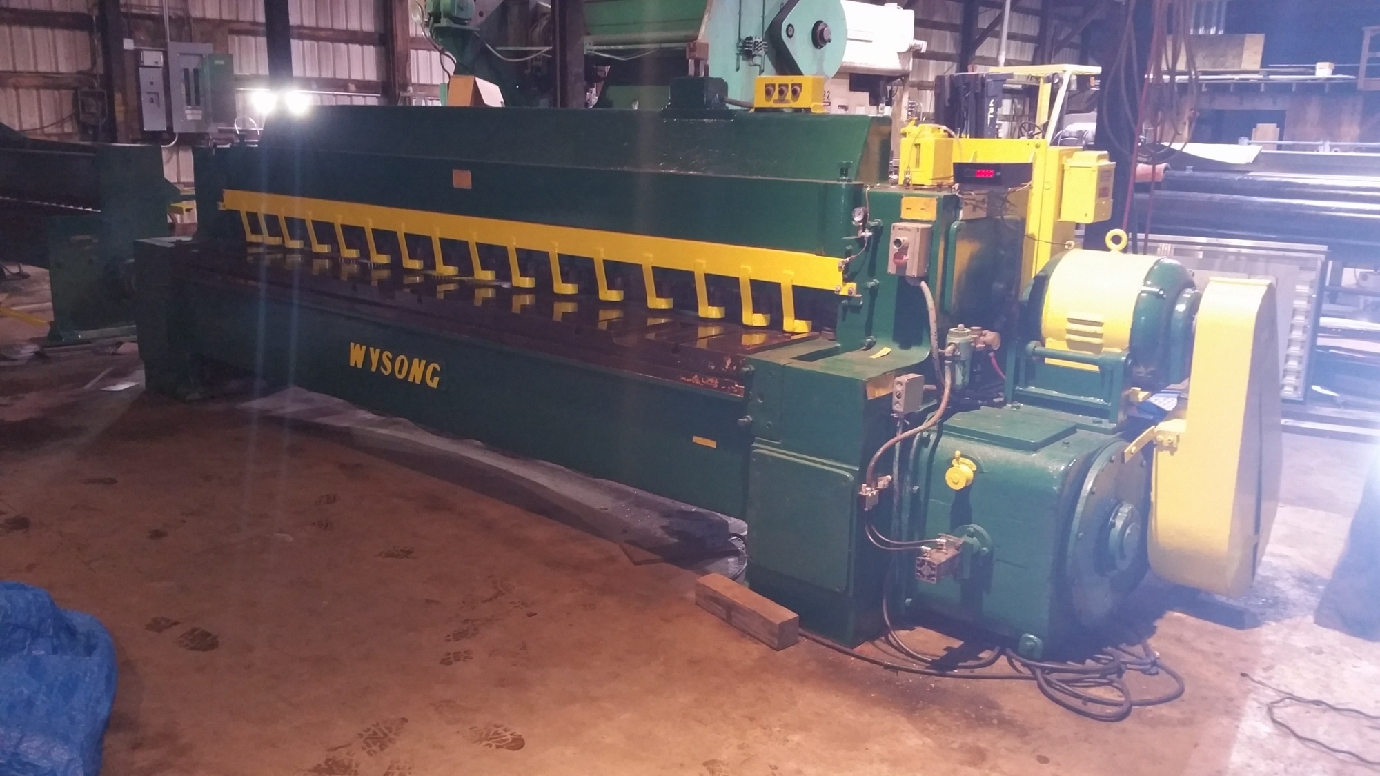 WYSONG 1225 Sold Equipment | MD Equipment Services LLC